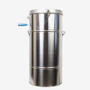 2 frame manual stainless steel honey extractor